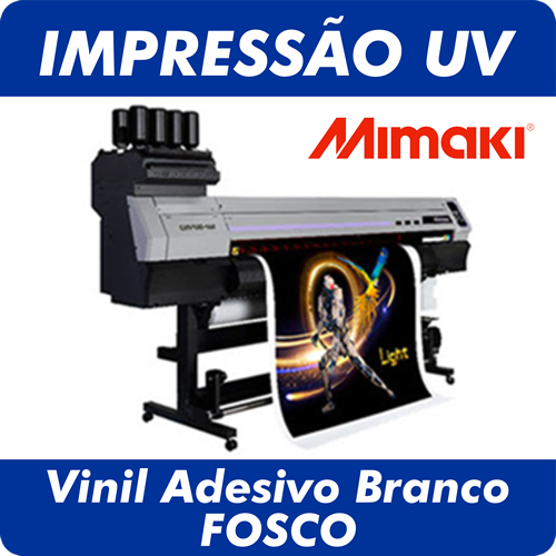 Adesivo Vinil BRANCO UV 4/0 M²